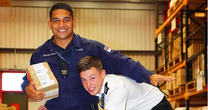Sam Matavesi at RNAS Culdrose before heading out to the World Cup in Japan. Photo: David Gallagher