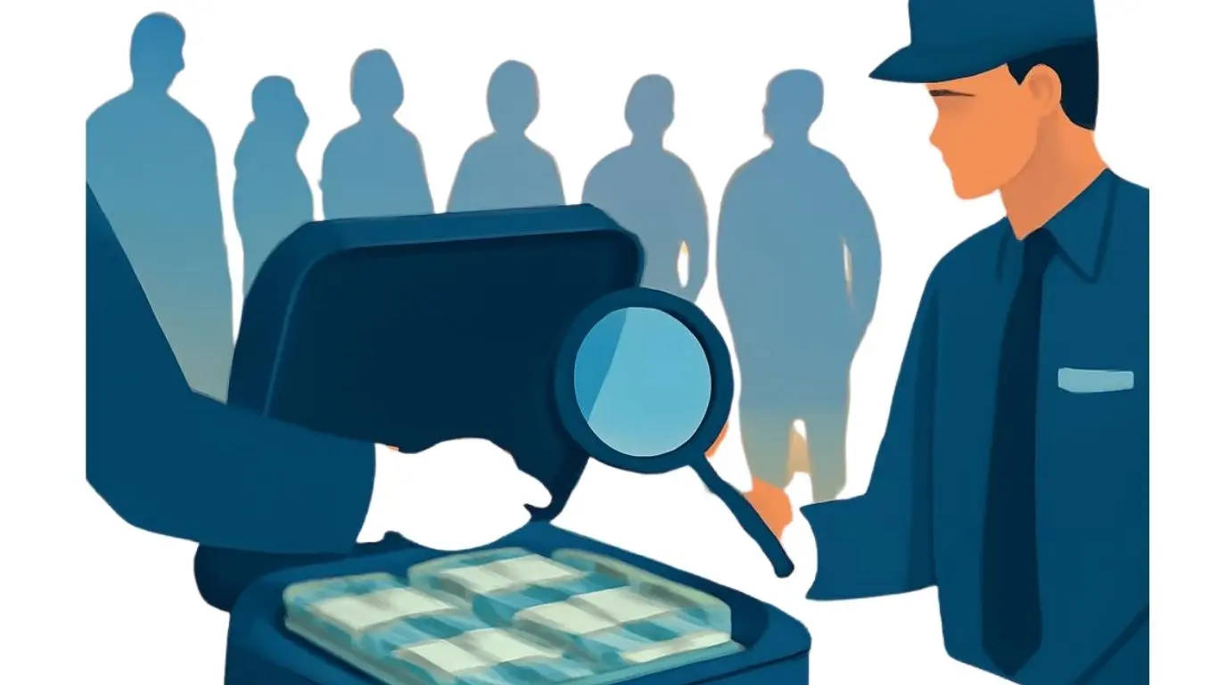 Six Indian nationals found with undeclared cash amid suspected money-laundering probe
