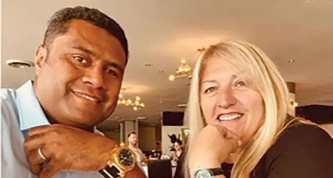 Waisea Tokikiviro and wife Dijana Green-Tokikiviro.