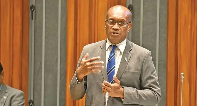 Minister for Infrastructure Jone Usamate.  Photo: Parliament of Fiji