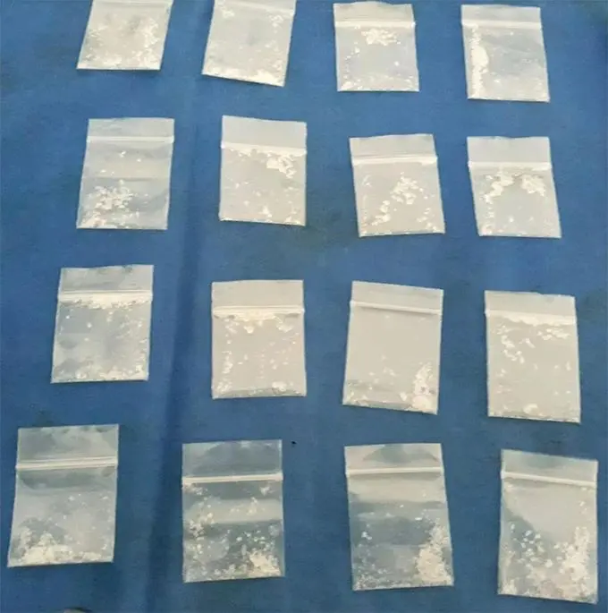 Drugs and apparatus seized from the raid in Naqere, Savusavu. Photo: Fiji Police Media Cell 