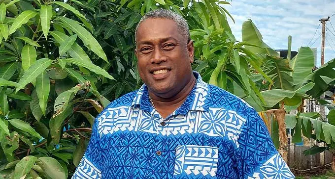 All People’s Party leader, Pastor Tuiloma Tawaivuna outside his home in Lautoka on September 19, 2022. Photo: Nicolette Chambers