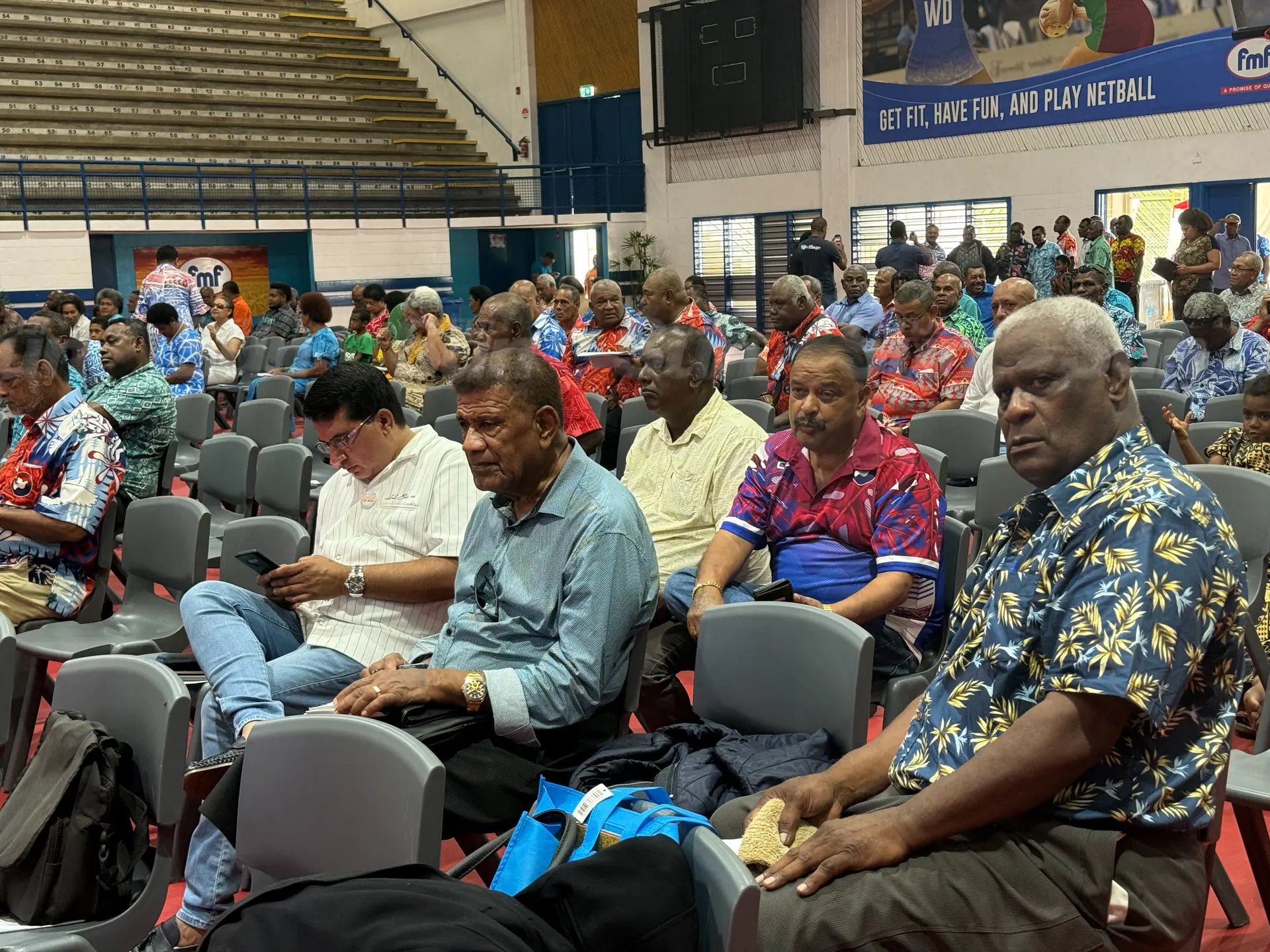People's Alliance Party supporters during the Annual General Meeting on October 18, 2025.