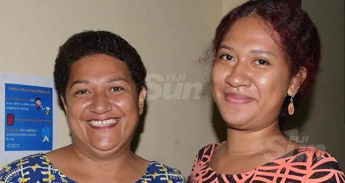 Timaima Tuivakano with her Mother, Luisa Kaukilakeba at Studio 6 on March 13, 2021. . Photo: Ronald Kumar