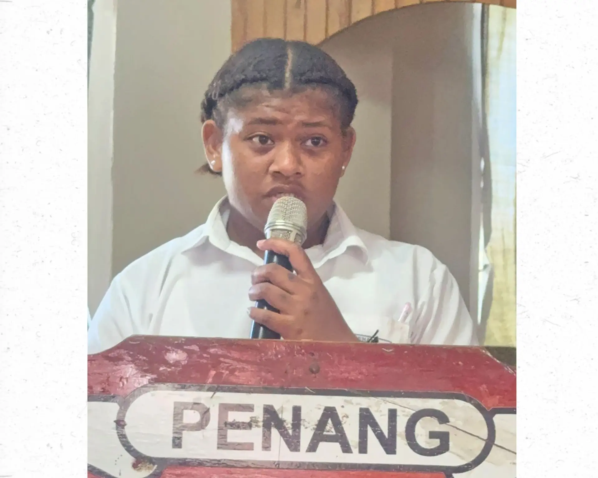 Penang High School year 13 student, Lanieta Vesei.