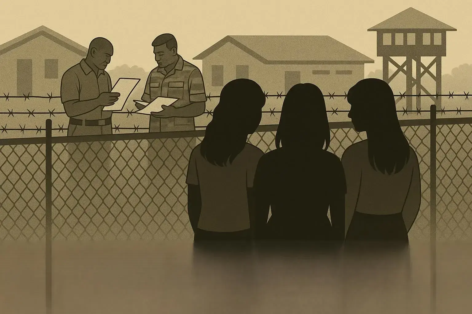Suspected trafficking victims moved to safe house as Police investigation progresses.