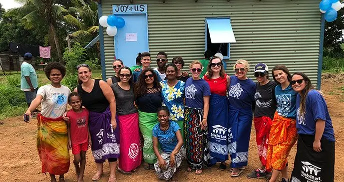 Habitat for Humanity Fiji volunteers.