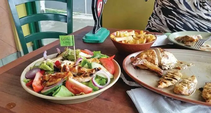 Food served.