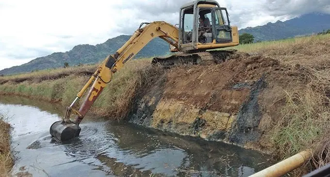 Drainage works were undertaken by the Waterways Ministry in December last year.   Photo: Ministry of Waterways
