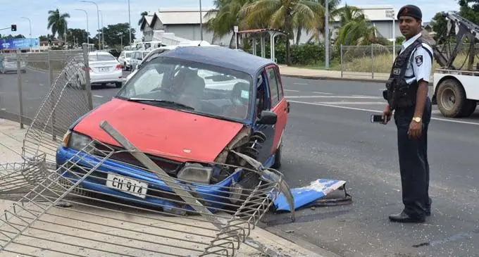 The couple’s car at Waqadra, Nadi, on November 10, 2019. Photo: Waisea Nasokia