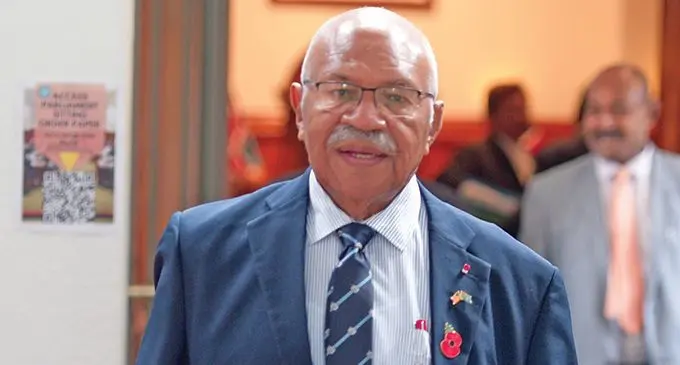 SODELPA caretaker party leader Sitiveni Rabuka