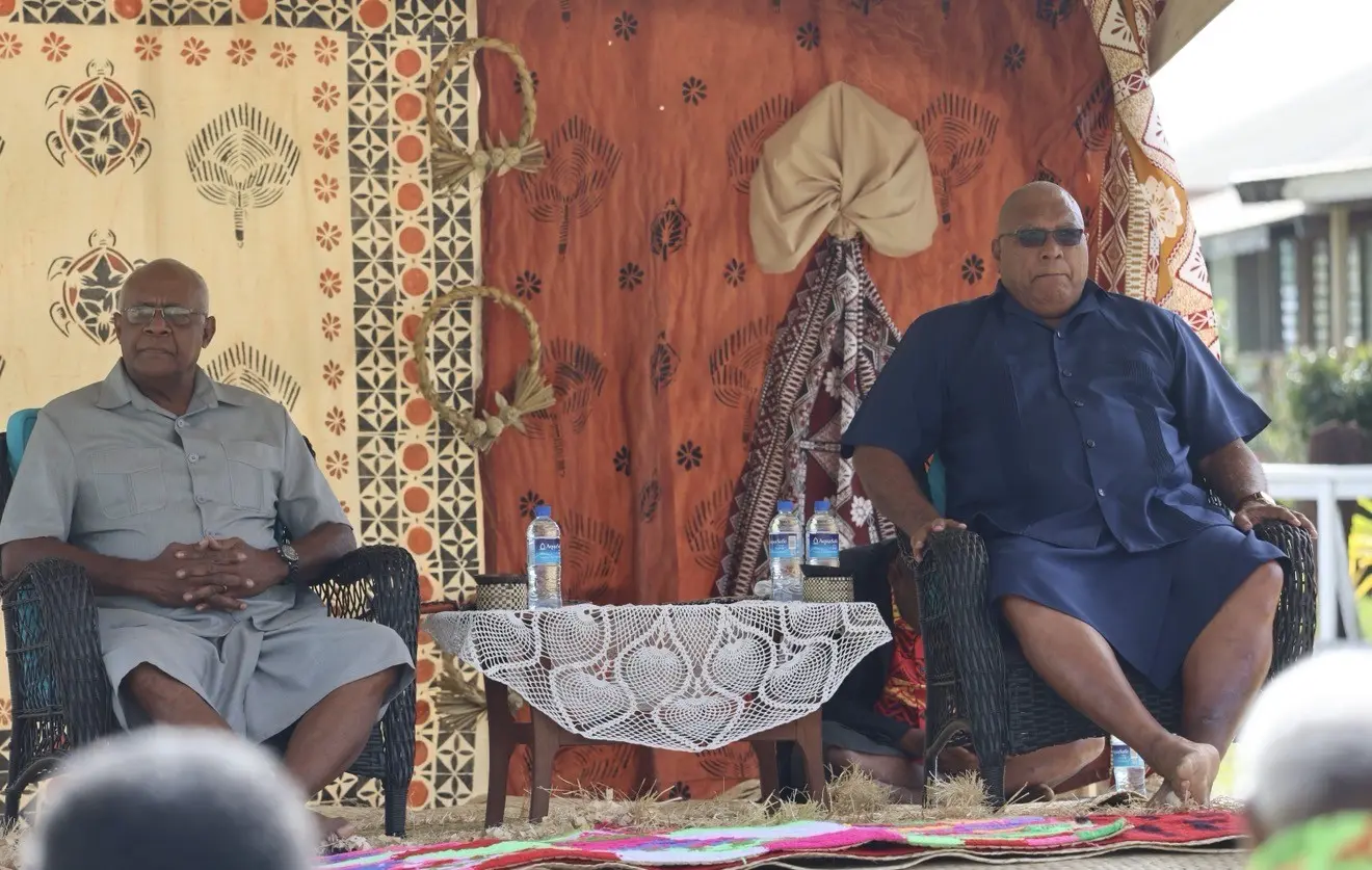 GCC Chairman Ratu Viliame Seruvakula Tui Macuata Ratu Williame Katonivere at the Macuata Provincial Council meeting at Naduri, Macuata on June 24, 2026. 