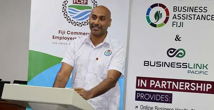 Fiji Commerce and Employers Federation president, Vinay Narsey.