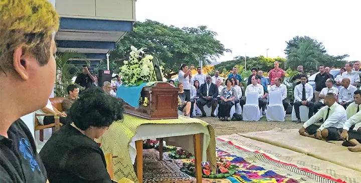 Tourism stakeholders gathered at the Nadi International Airport to bid farewell to the late Dixon Seeto on July 26, 2019.
