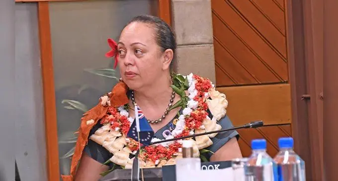 Cook Islands Government was the Secretary Foreign Affairs, Tepaeru Herrmann. Photo: DEPTFO
