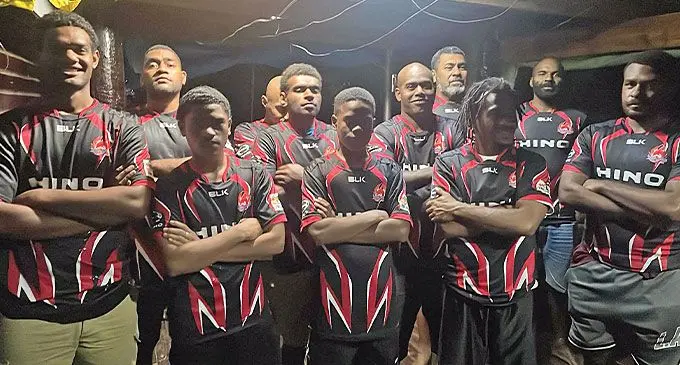 Votualevu youths pose during the club’s meeting on July 4, 2024. Photo: Waisea Nasokia