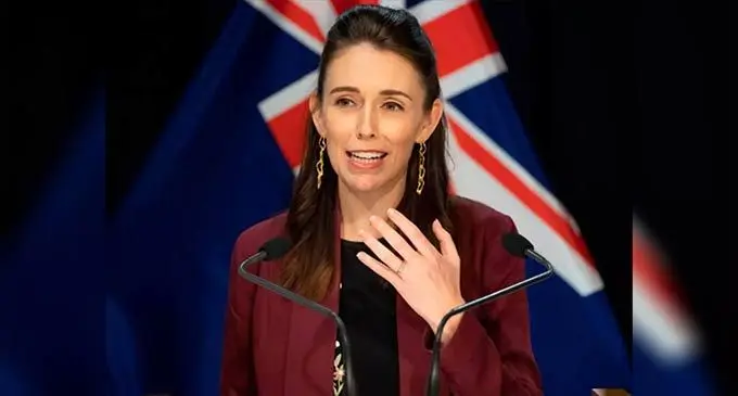 New Zealand Prime Minister Jacinda Arden. 