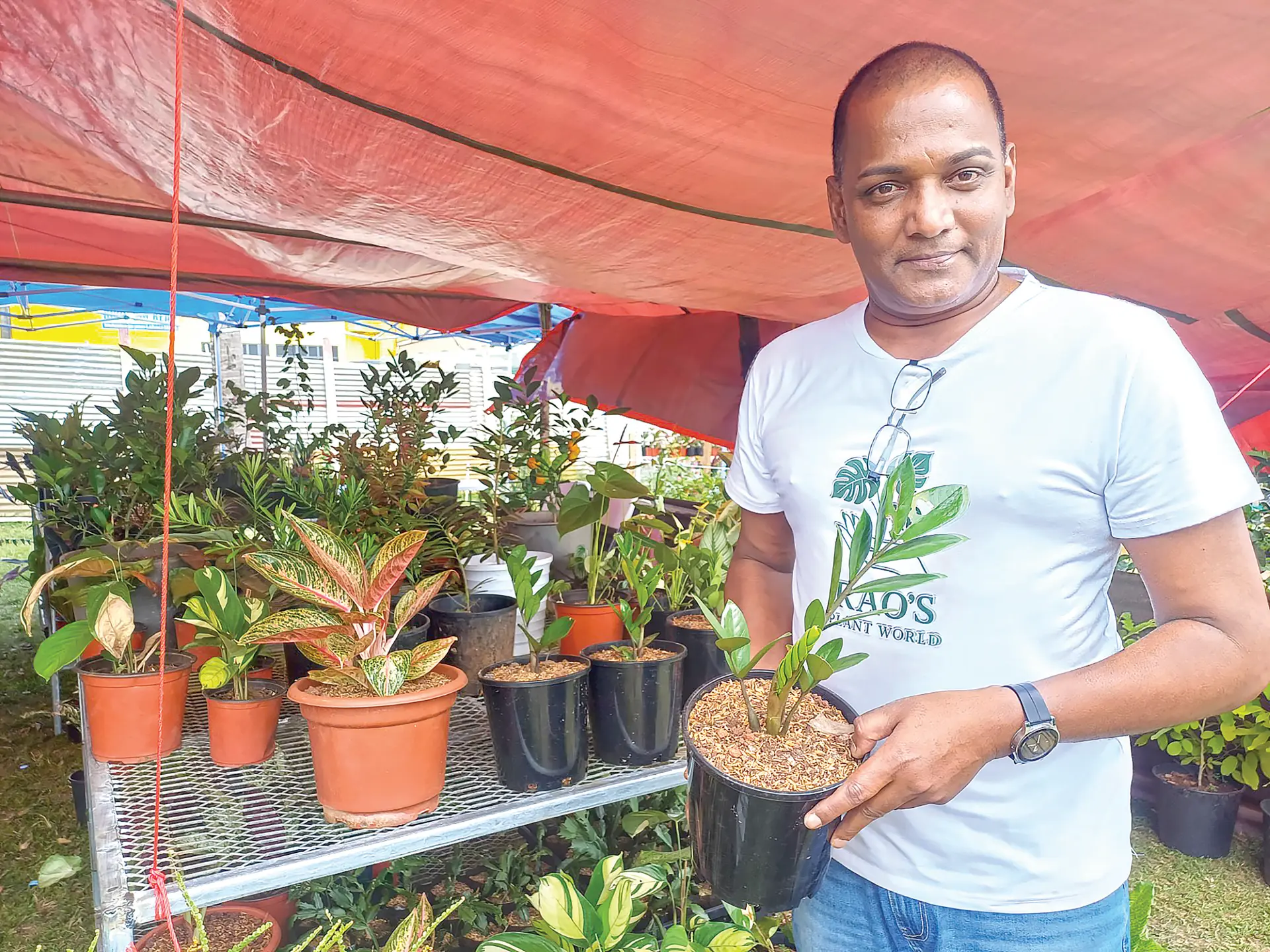 Northern Horticulture Association president Hemant Rao during Arbor week at Subrail park in Labasa on June 11, 2026.