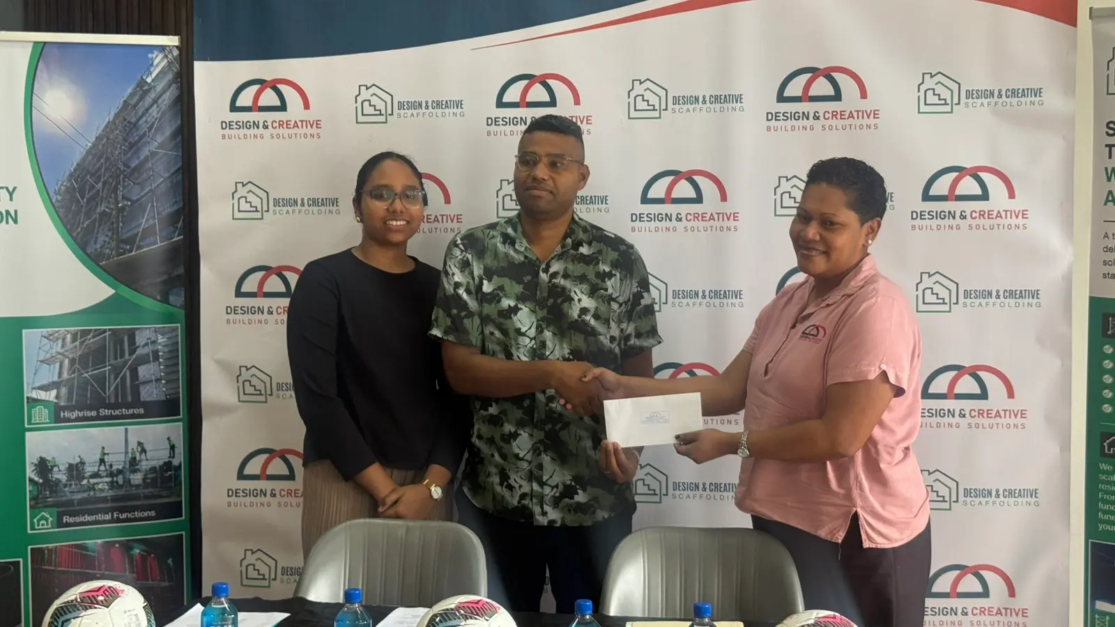 The Bula Events Group has secured a new partnership with Design & Creative Building Solutions and Scaffolding, which will provide cash and in-kind support for the Bula Business House Futsal competition.