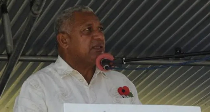 Prime Minister Voreqe Bainimarama 