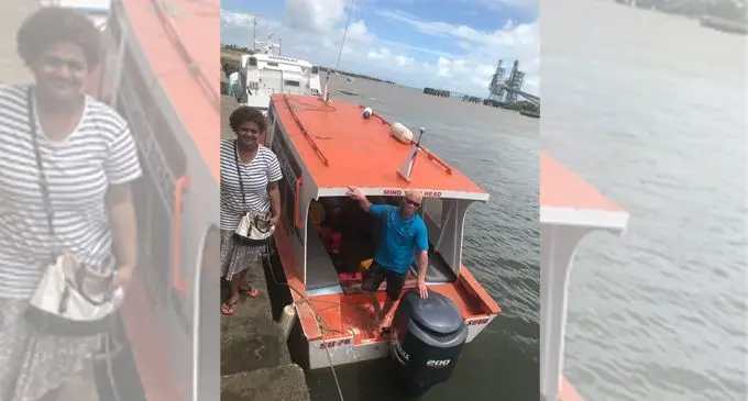 Sakiusa Kotobalavu on board Waya Express at Lautoka Wharf on February 13, 2018. Photo: Lusiana Banuve