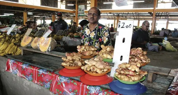 Suva market vendor Rajendra Prasad at the Suva municipal market on April 16, 2018. Photo: Taraivini Seru