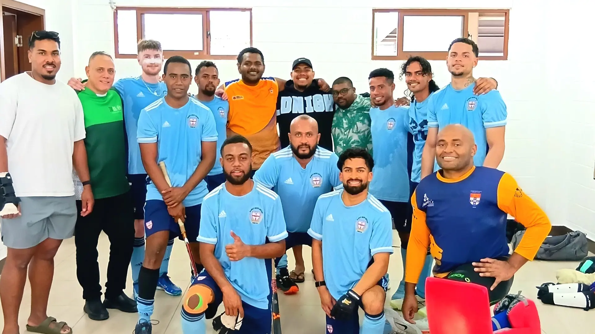 Marist Whites men's team at the National Hockey Centre, Suva on September 25,2026. 