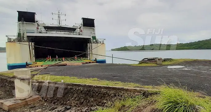 Patterson Brothers Shipping Company Limited vessel Spirit of Love berthes at Ellington Wharf while Lomaiviti Princess VI is seen from afar on the right on October 15, 2019.  Photo: Salote Qalubau