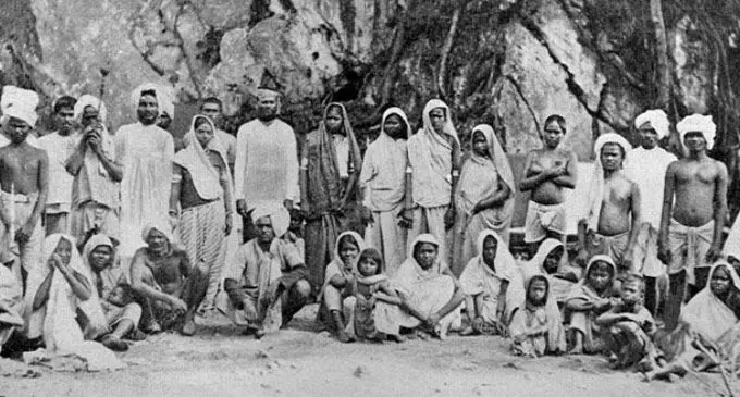 Indentured labourers in Fiji.