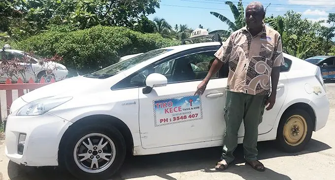 Tiko Kece Taxis and Hire director Loma Baleilevuka on March 4, 2020. Photo: Wati Talebula