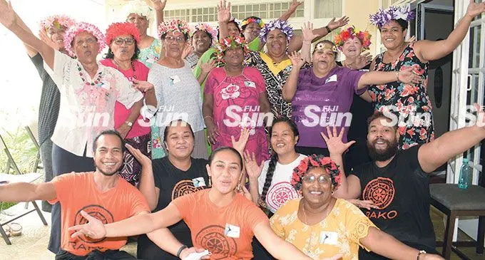 Celebrating life...Cancer survivors with the Rako dance group as they spend a day of funfilled activities on March 1, 2022. Photo: Ronald Kumar