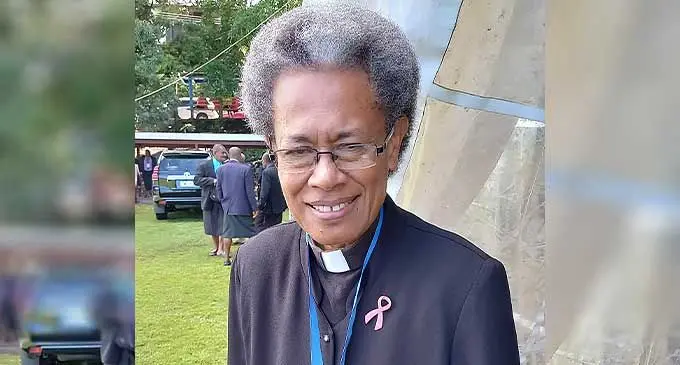 Methodist Church in Fiji first fijian woman Reverend Mereia Votomosi during the Methodist Church annual conference at Furnival Park, Suva on October 12, 2022. Photo: Ronald Kumar