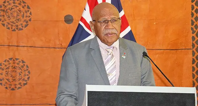 Prime Minister Sitiveni Rabuka. PHOTO: DEPTFO