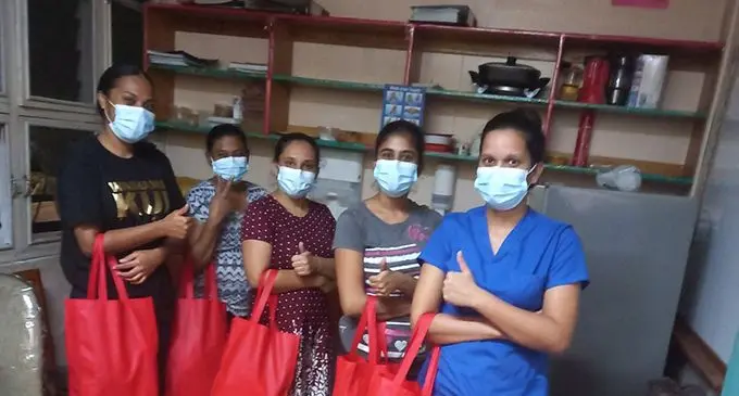 Weekly snack food packs donation for our frontline workers.