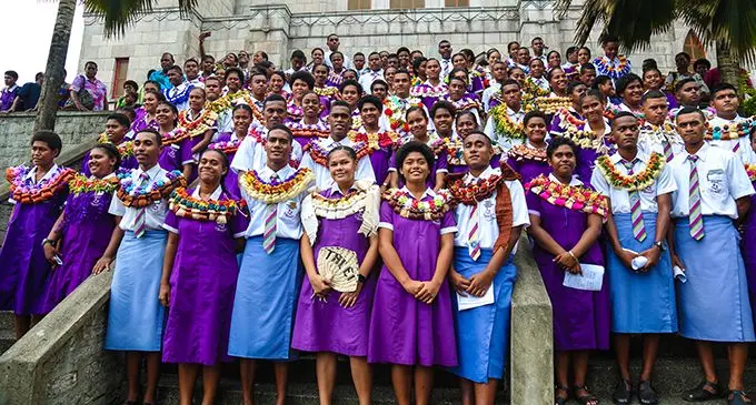 Dudley High School prefect induction at the Centenary Church on January 30, 2020. Photo: Kelera Sovasiga