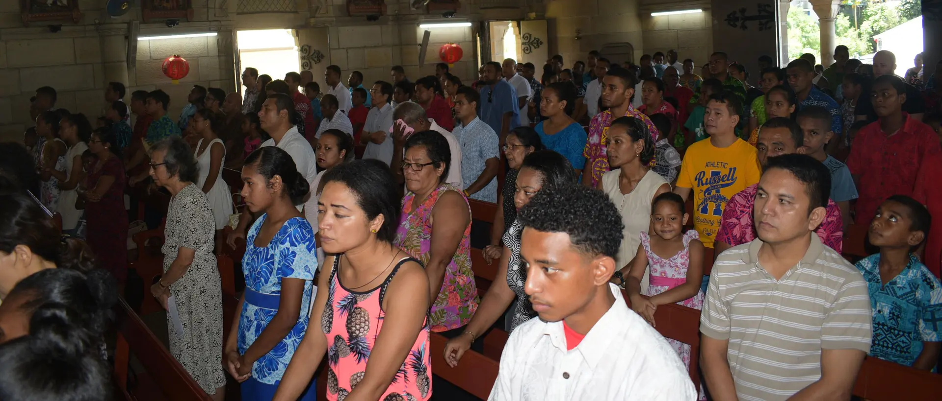 Members of the Chinese community and church members during the Asian New Years mass at the Sacred Heart Cathedral Suva on February 17,2019.Photo:Simione Haravanua.