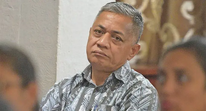 Fiji Islands Security Employers Association vice presidentJosef Penjueli during the public consultation in Suva on May 25, 2019. Photo: Ronald Kumar