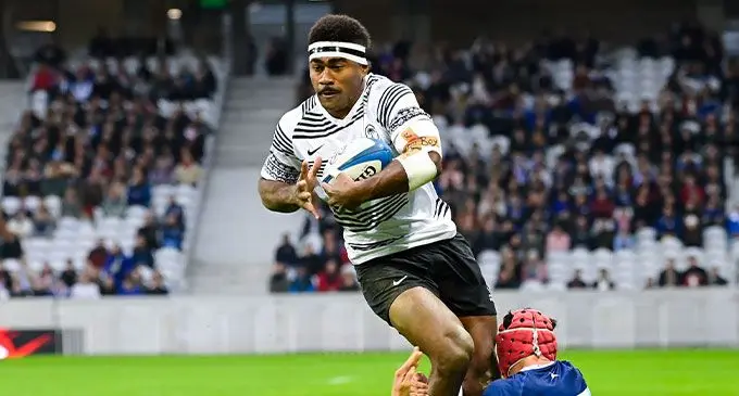 Vinaya Habosi in action. Photo: AFP