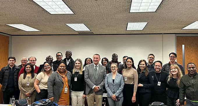 Journalists from around the World in Ohio.