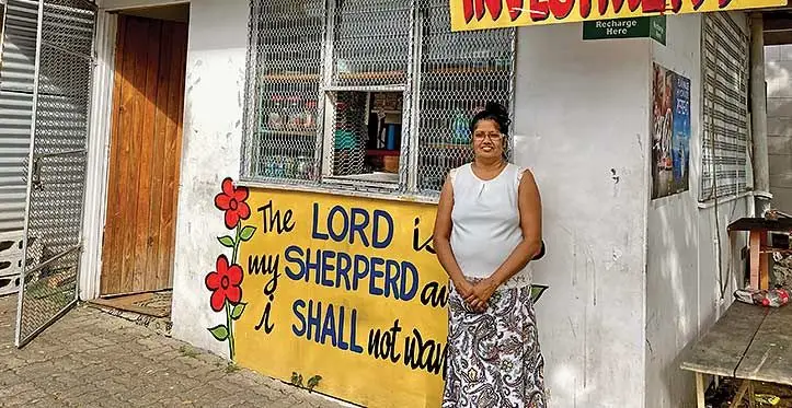 Shobna Singh owner of Shobna’s Variety Investment at 31 Loftus Street in Suva.