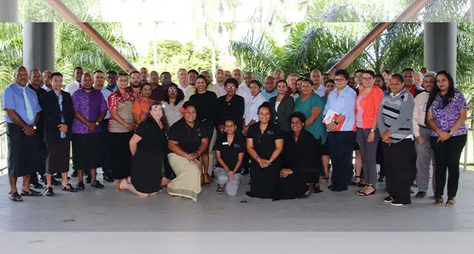 Industrial representatives engage for a consultation organised by Fiji Commerce and Employers and Federation(FCEF) and Australia Pacific Training Coalition (APTC) on July 26,2022. Photo: APTC