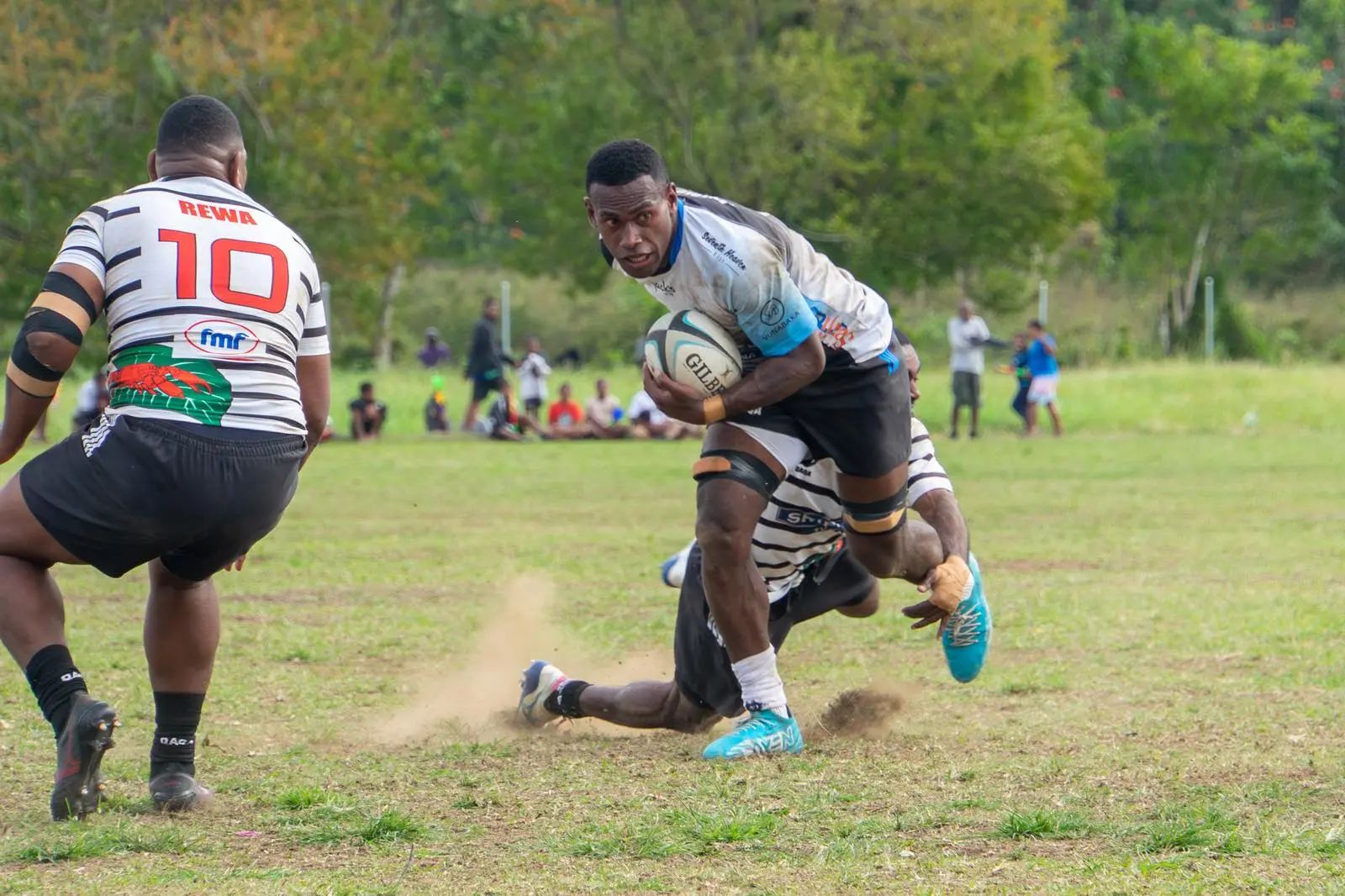 Malolo in action against Rewa at Round 2 of the Skipper Cup playoffs.