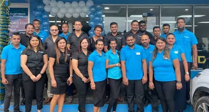 Staff of Home and Living after the opening of the new branch in Nakasi on September 25,2022. Photo: Laisa Lui