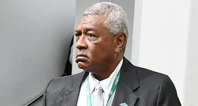 Minister for Immigration Pio Tikoduadua outside Parliament on May 22, 2023. Photo: Ronald Kumar
