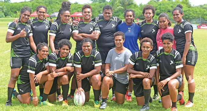 Hope 7s women’s 7s team during the 43rd Fiji Bitter Marist 7s at the ANZ Stadium, Suva on March 23, 2019. Photo: Ronald Kumar