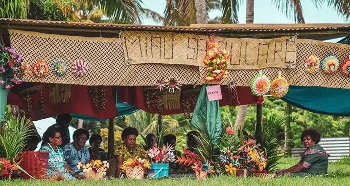 Women of Solevu District during the Adi Bua festival at Raralevu in Nabouwalu on November 1, 2019.