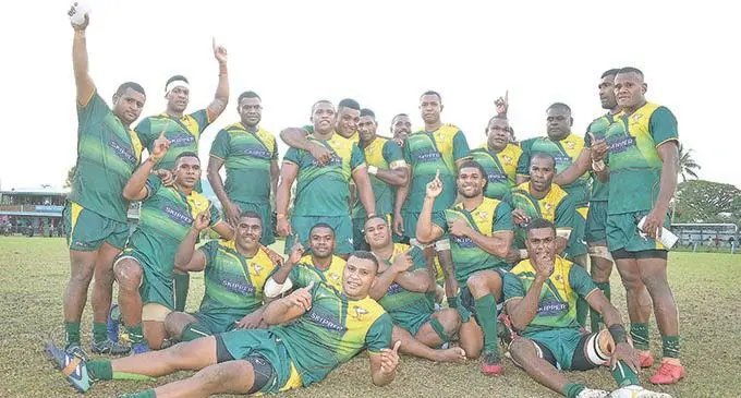 The Tailevu team after the Skipper Cup Premiership match against Lautoka at Ratu Cakobau Park, Nausori. Photo: Ronald Kumar
