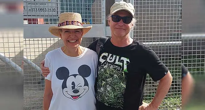 German tourists, Anke and Frank Walther, arrived in Fiji for Fiji Day celebrations at Lautoka City. Photo: Salote Qalubau