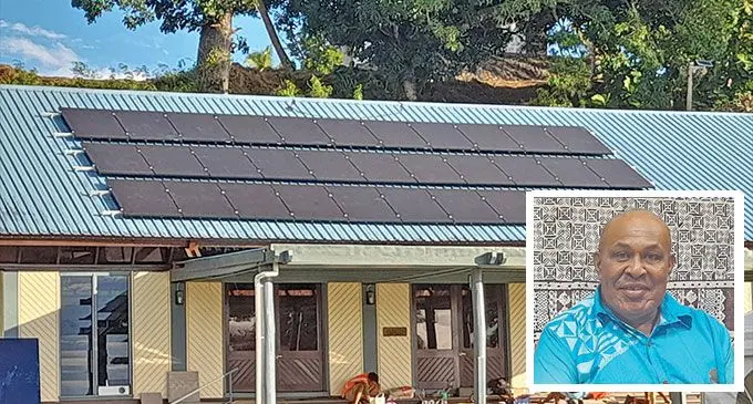 The Naulunivuaka Hall on Bau Island. Inset: Minister for iTaukei Affairs Ifereimi Vasu