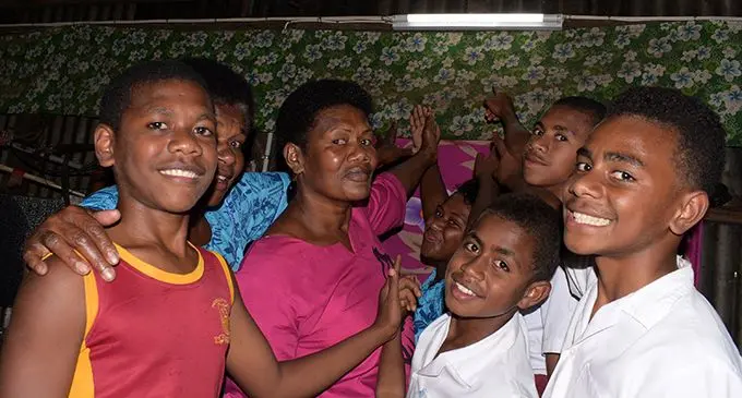  It was a moment of joy for Waibalavu villagers of Naitasiri as Prime Minister Voreqe Bainimarama commissioned the rural electrification project in the village on November 1, 2019. Photo: Ronald Kumar